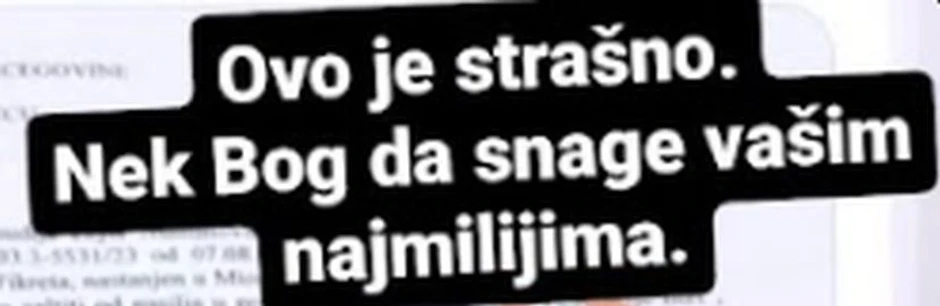 Sloba Radanović o zločinu