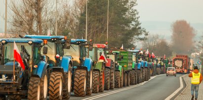 Protest rolników 25 marca. Kolejny dzień blokad. Gdzie wystąpią utrudnienia w poniedziałek?