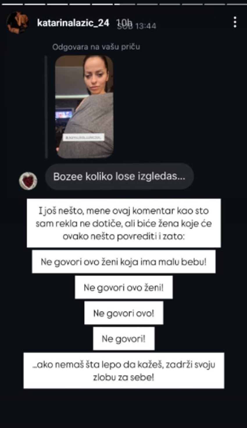 Katarina Lazić dobija uvrede na račun fizičkog izgleda