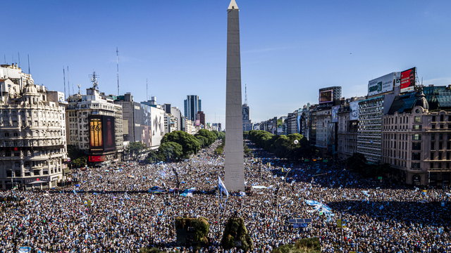 Így robbant fel az argentin főváros, amikor bement a győztes gól
