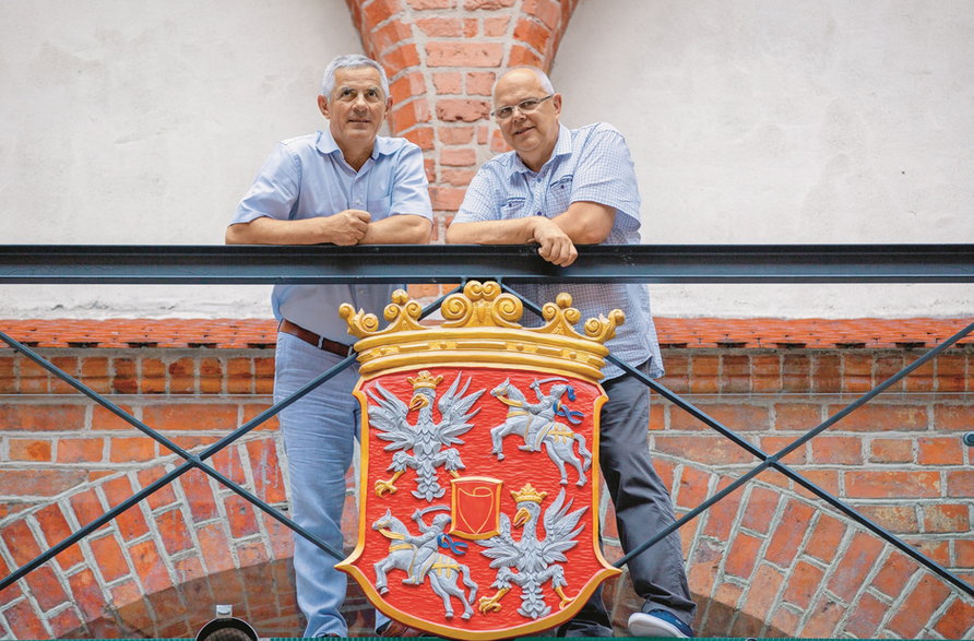 Na przetwórstwie mleka Andrzej Grabowski (z prawej) i Jerzy Borucki zbudowali Polmlek, jedną z największych firm w Polsce.