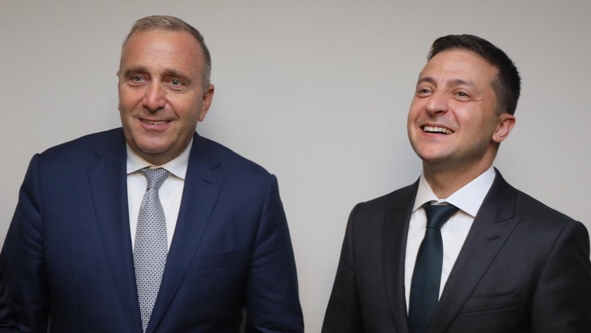 Prezydent Ukrainy Wołodymyr Zełeński spotkał się z przewodniczącym Platformy Obywatelskiej Grzegorzem Schetyną