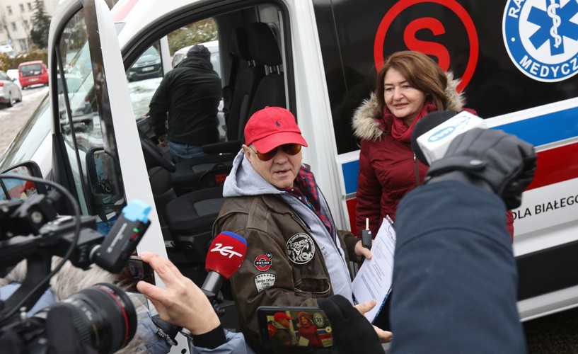 KARETKA OD WOŚP DLA SZPITALA W BIAŁYMSTOKU