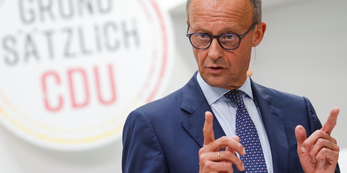 Lider opozycyjnej partii CDU Friedrich Merz.