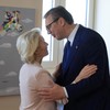 Ursula fon der Lajen, Aleksandar Vučić