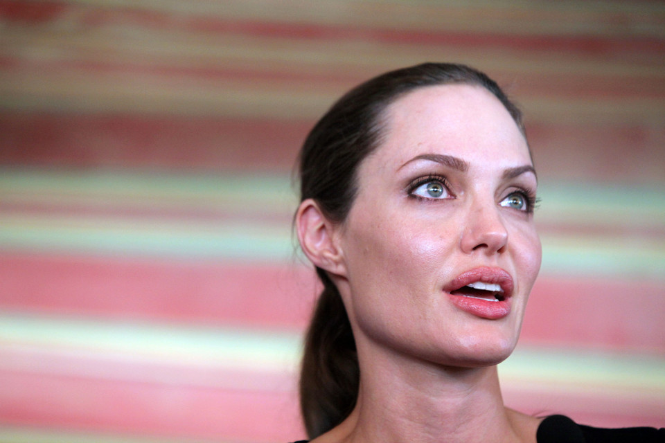 Angelina Jolie w obozie dla syryjskich uchodźców