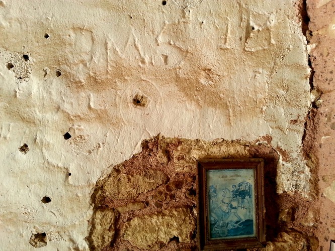 Akrokorynt, Grecja. Kościół św. Dmitrija Obrońcy Twierdzy