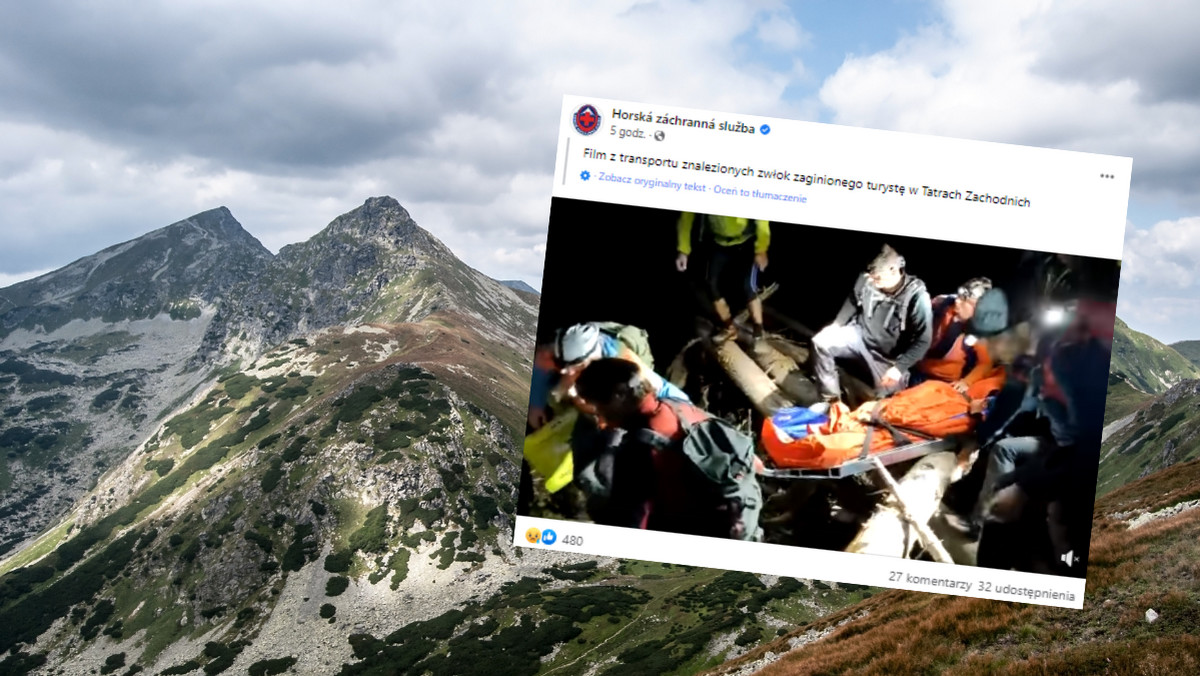 Tatry. Słowaccy ratownicy górscy odnaleźli ciało Polaka poszukiwanego od stycznia