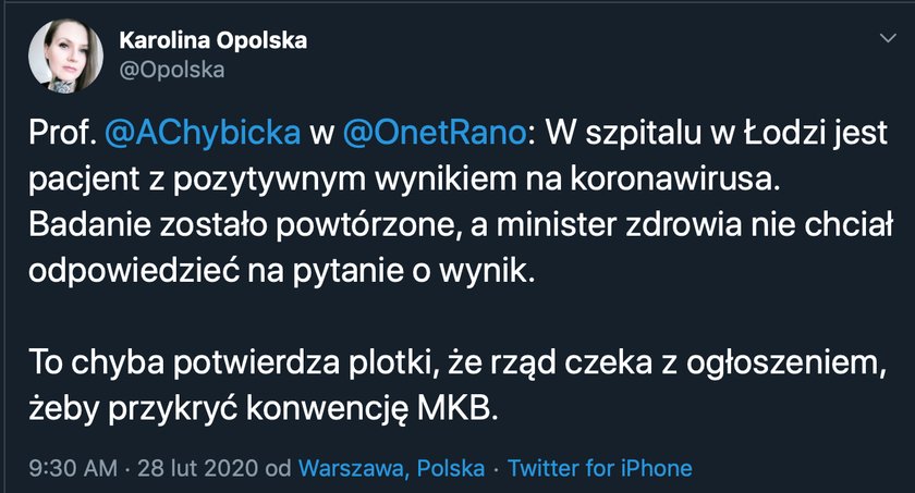 Teoria spiskowa: PiS ujawni newsa o koronawirusie w czasie konwencji Kidawy-Błońskiej?