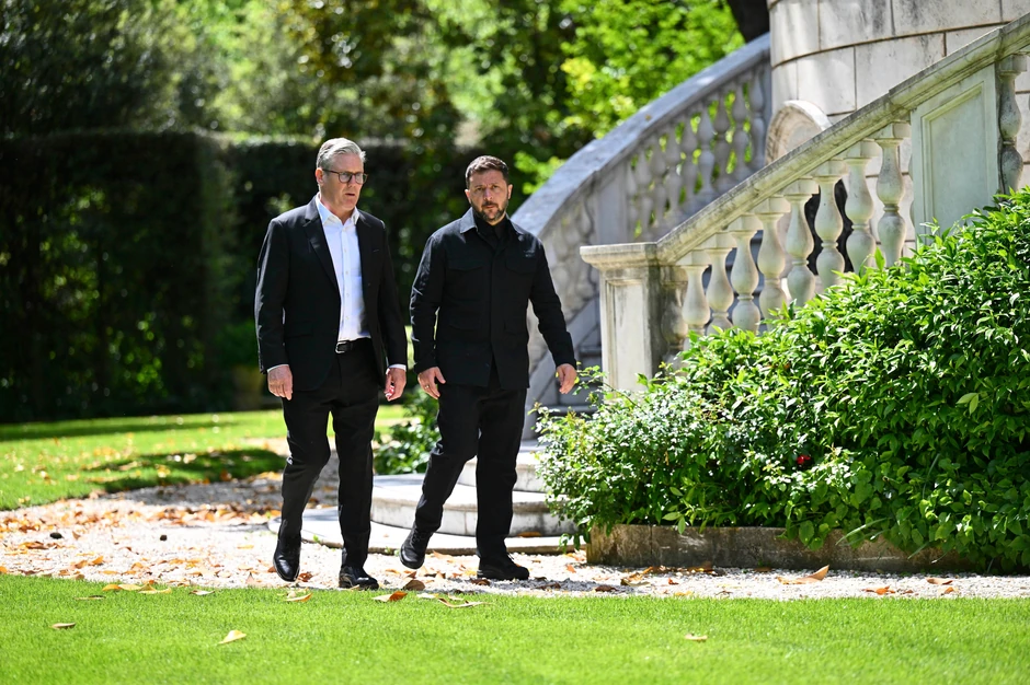 Kir Starmer i Volodimir Zelenski