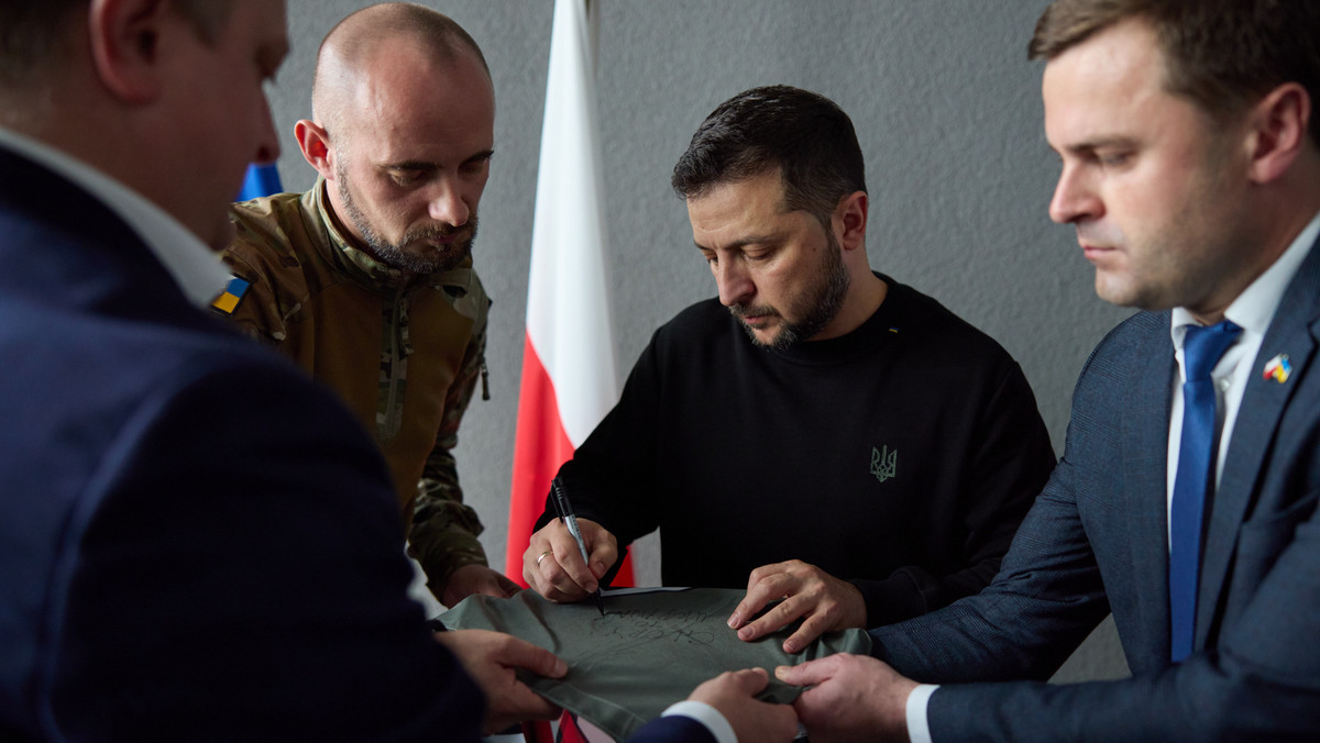 Wołodymyr Zełenski w Lublinie. Nie spotkał się z polskimi władzami