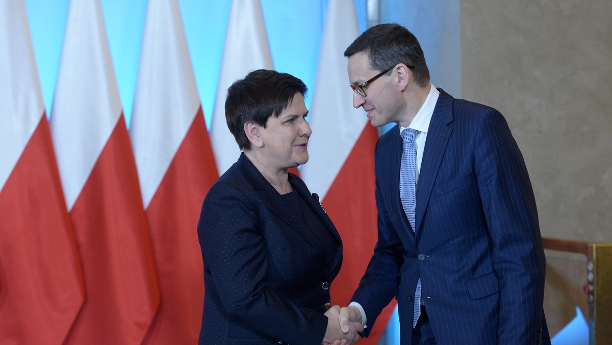 Beata Szydło i Mateusz Morawiecki