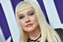 Christina Aguilera na premierze filmu "Rodzina Addamsów"