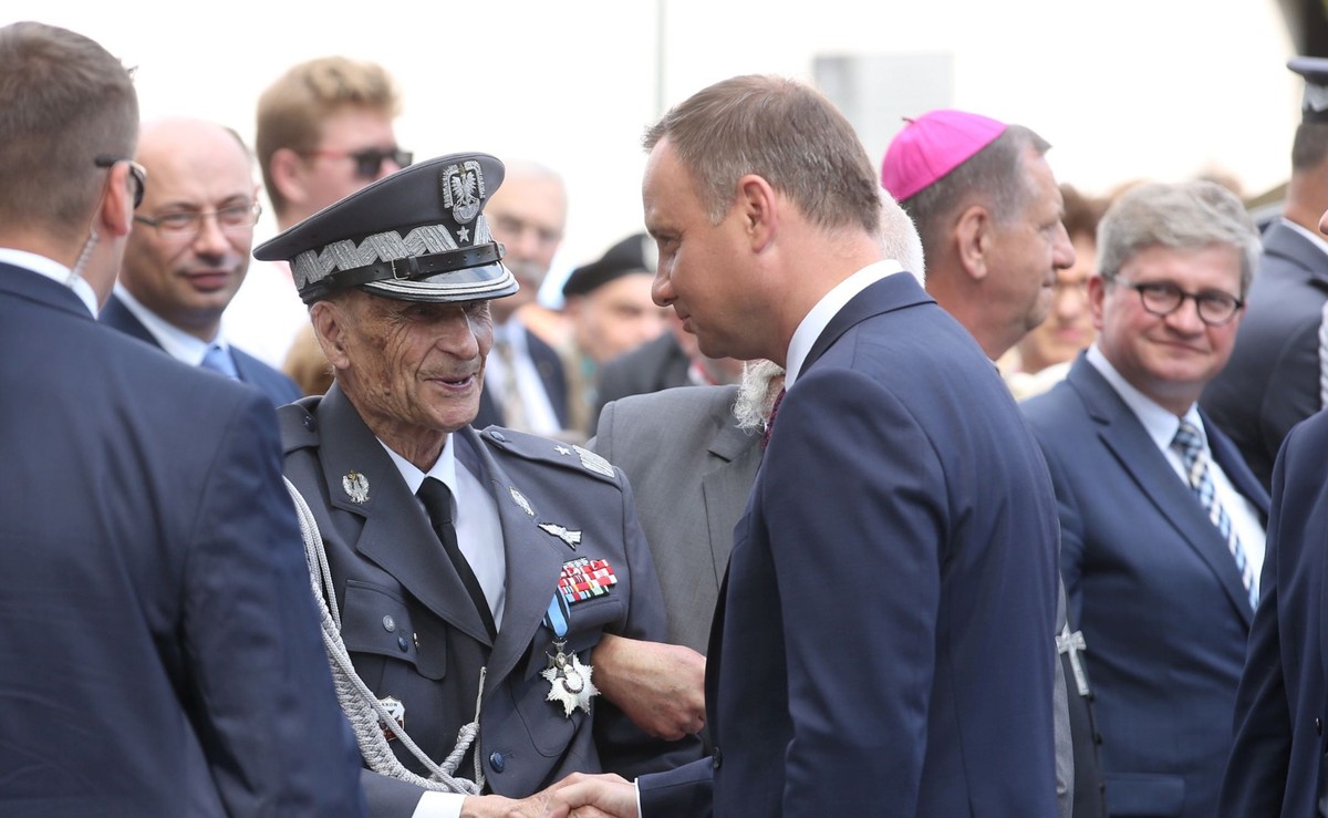 Prezydent Andrzej Duda i generał Zbigniew Ścibor-Rylski