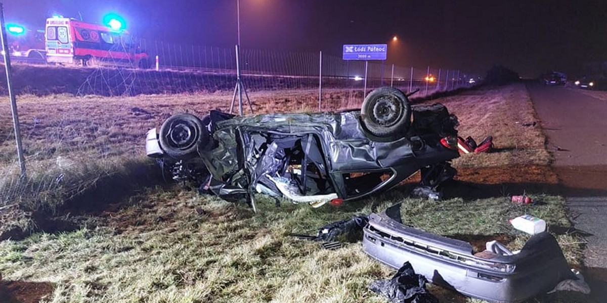 Tragiczny wypadek na autostradzie A2 w Łódzkiem. 