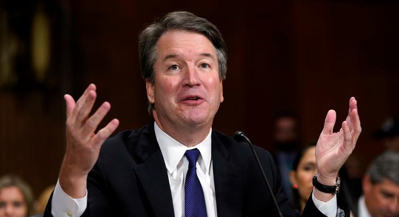 Supreme Court nominee Judge Brett Kavanaugh was asked to explain words in from his high school yearbook in a Senate Judiciary Committee hearing on Thursday.