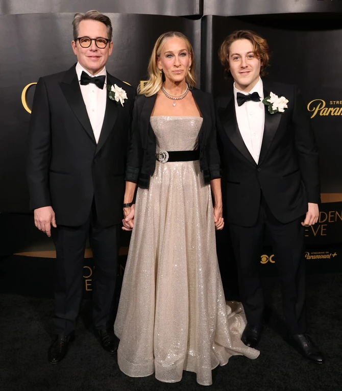 Sara Džesika Parker sa suprugom i sinom