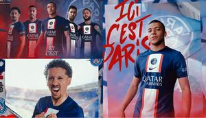 Mbappe, Messi and Neymar model new PSG home jersey [Photos/Videos]
