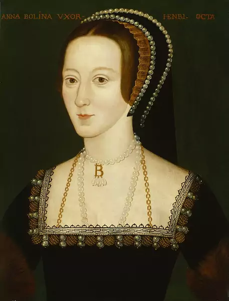 Anne Boleyn, królowa Anglii w latach 1533-56, druga żona Henryka VIII Tudora; portret nieznanego malarza angielskiego