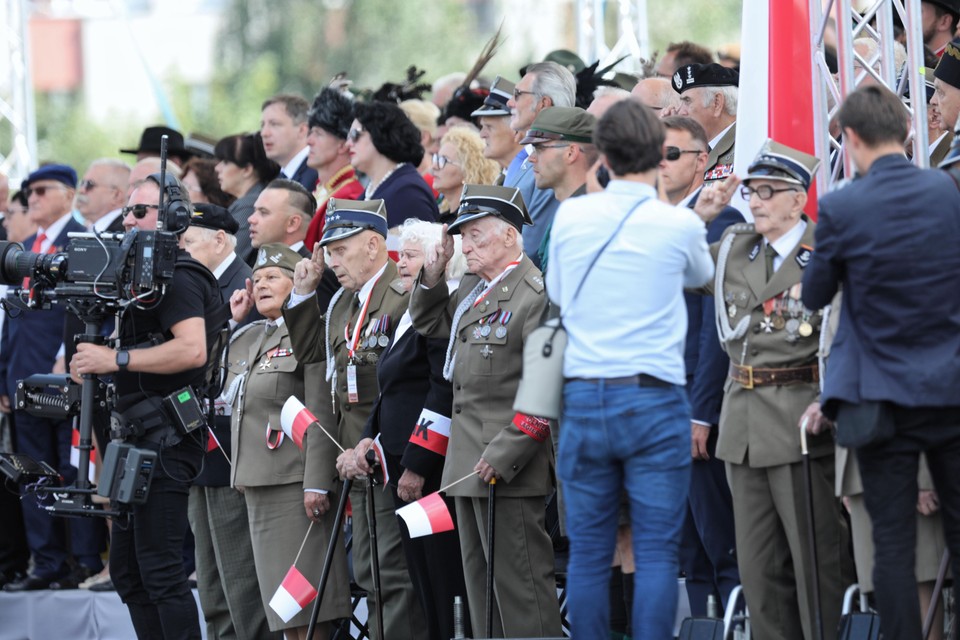 Defilada "Wierni Polsce" w Katowicach