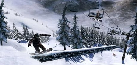 Screen z gry "Shaun White Snowboarding"