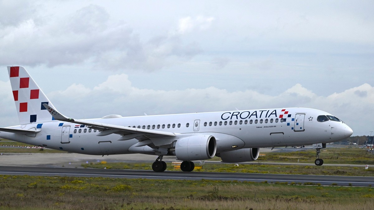 Ilustracija: Avion "Croatia Airlines"