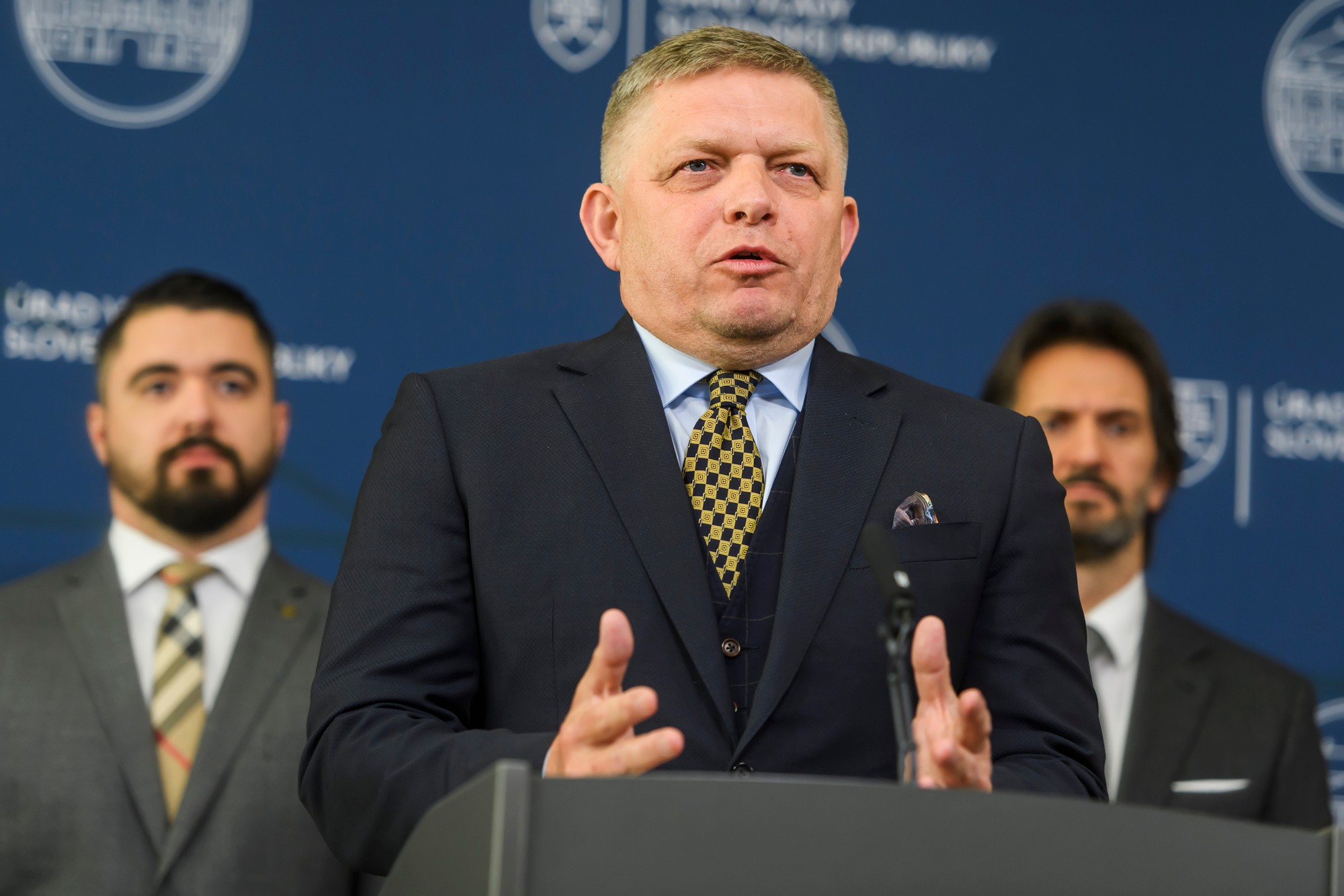 Predseda vlády SR Robert Fico (Smer-SD).