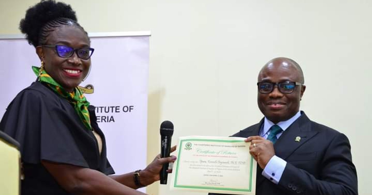 Kenneth Opara emerges 22nd President of CIBN - Vimarsana News