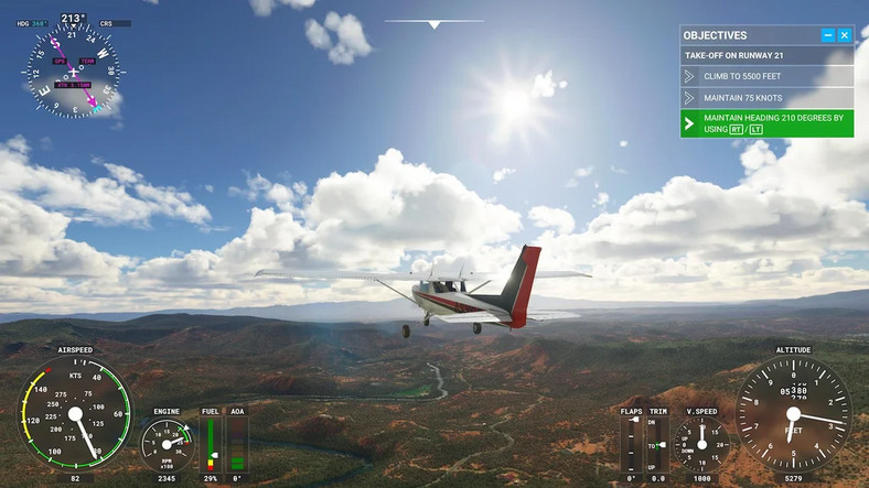 Microsoft Flight Simulator - wersja konsolowa na screenshotach graczy