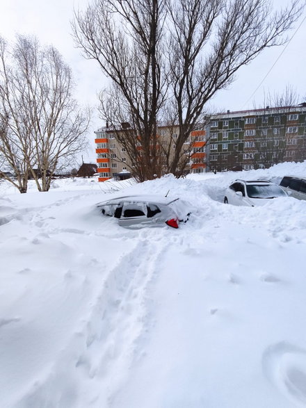 Zima na Sachalinie