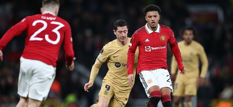 Piłkarska LE. Gol Lewandowskiego nie pomógł Barcelonie. Wygrana Manchesteru United