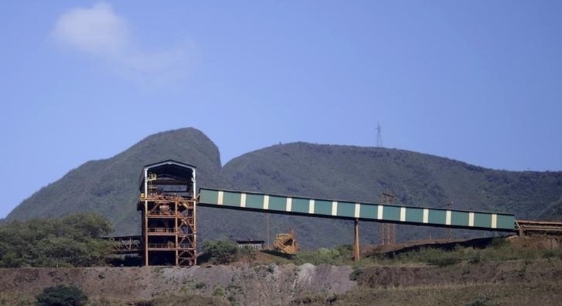 A file picture of a Brazillian iron ore mine's work site. REUTERS/Ricardo Moraes