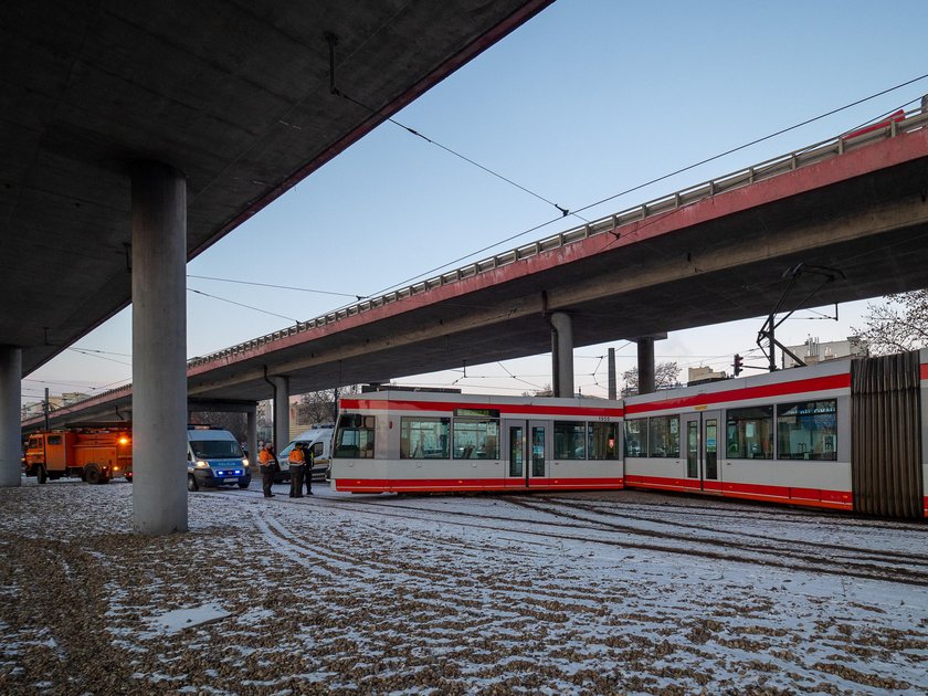 Motorniczy spowodował wypadek tramwaju w Łodzi?