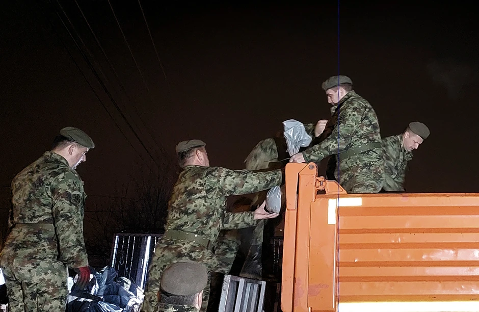 novi pazar vojska poplave