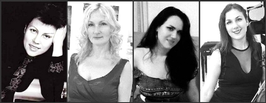 Diana Jovanović, Nevenka Tatić, Ana Stefanović i Jelena Pejanović