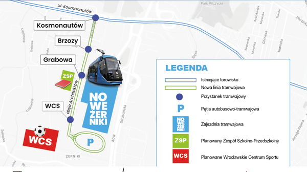 Planowane inwestycje na Nowych Żernikach