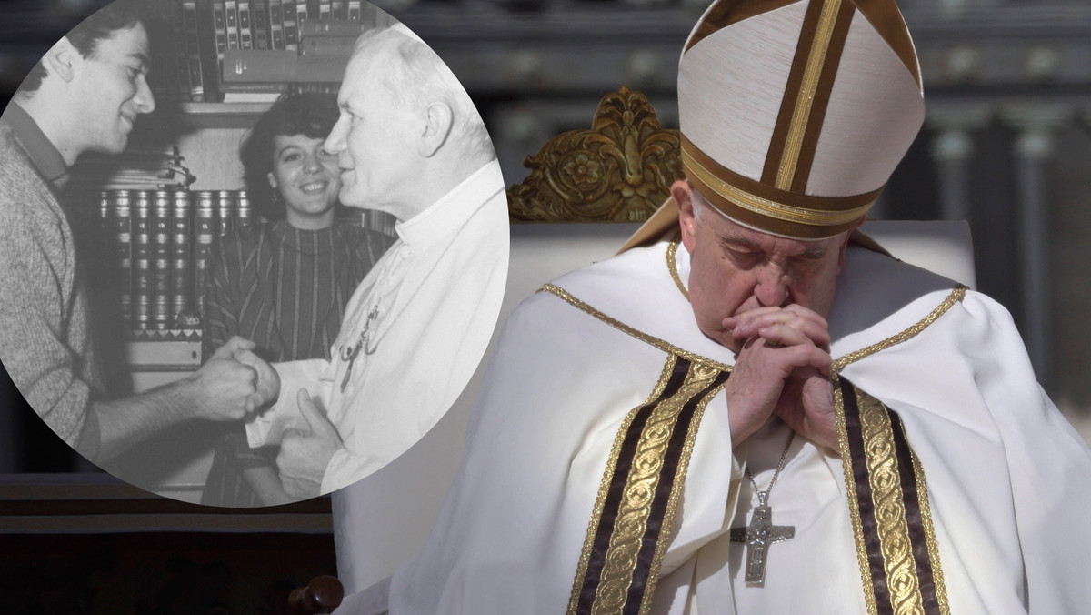 "Wychodzili nie po to, by błogosławić". Franciszek staje w obronie Jana Pawła II