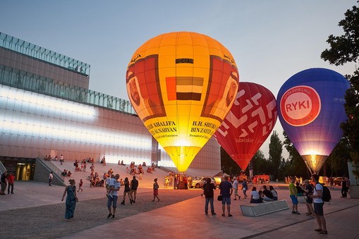 Przygotowania do Zawodów Balonowych w Lublinie