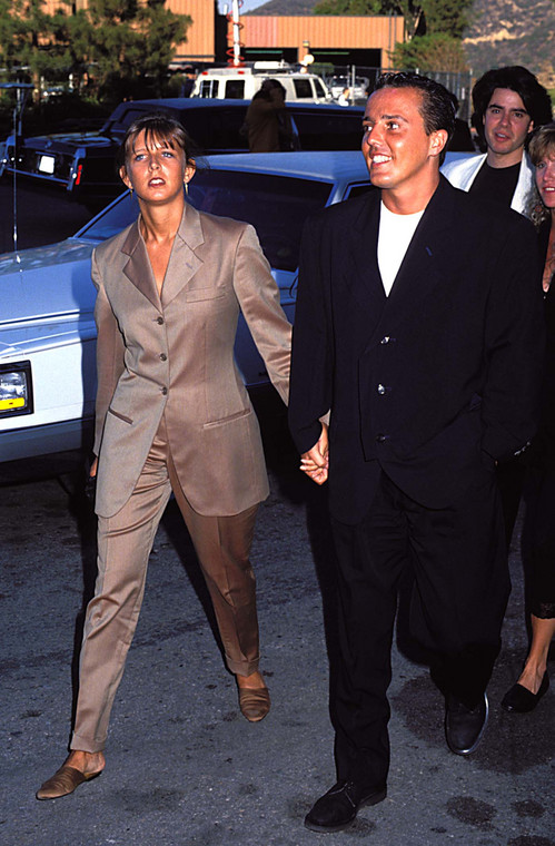Andrew Ridgeley i Keren Woodward w 1990 roku