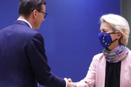 Mateusz Morawiecki i Ursula von der Leyen