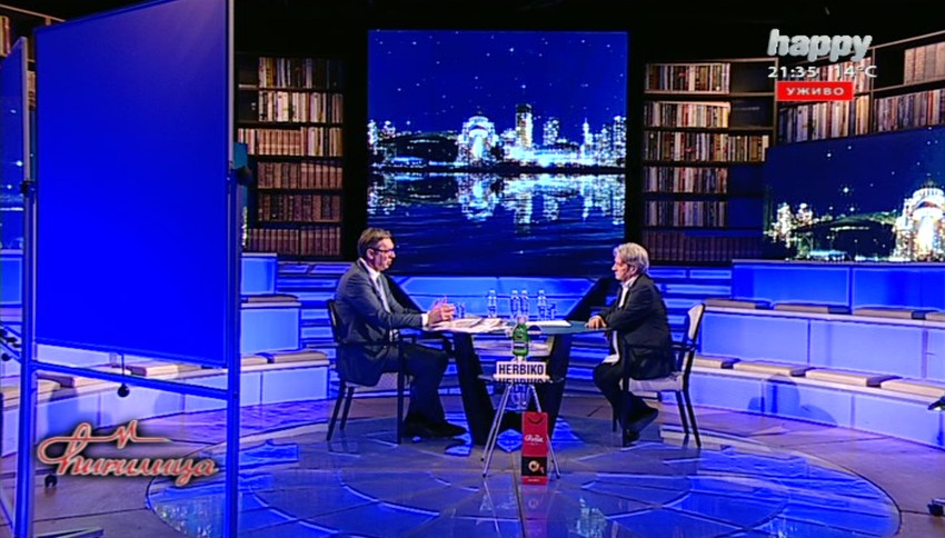 Aleksandar Vučić i Milomir Marić