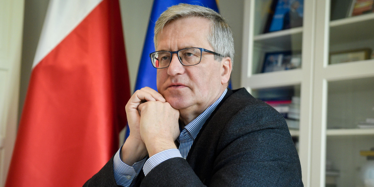 Komorowski ocenił kandydatów na prezydenta