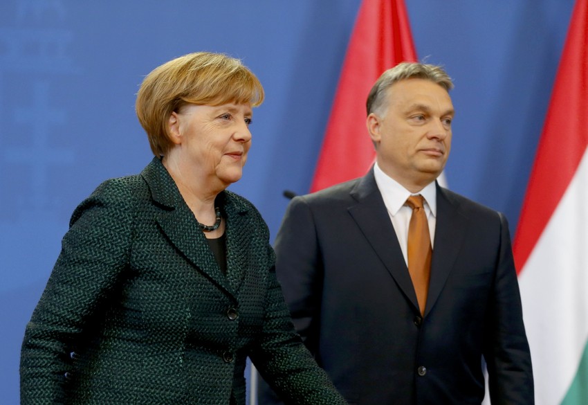 Angela Merkel i Viktor Orban