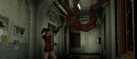 Screen z gry "Resident Evil 2".