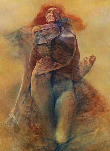 ON, 1989, olej, 132 x 98 cm