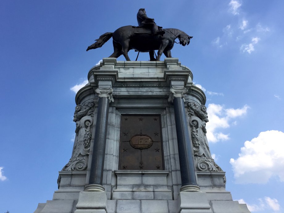 The memorial weighs 12 tons.