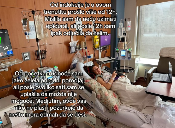 Anđelija Milićević: Porođaj u Americi