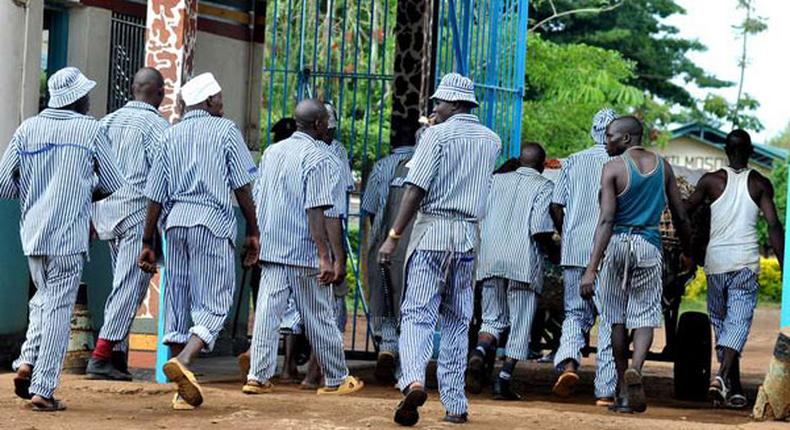Inmates at Kamiti Maximum Prison