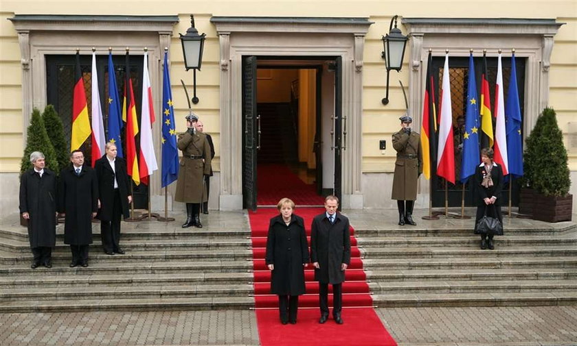 Angela Merkel w Warszawie