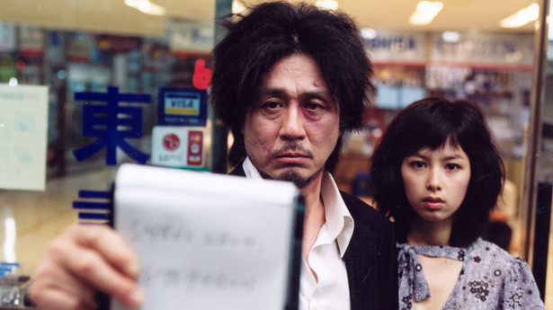 Choi Min-sik i Kang Hye-jeong w filmie "Oldboy"